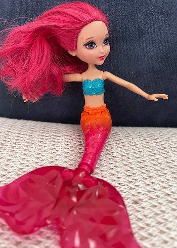 Barbie Renkli Pembe Deniz Kızı Bebek - Görsel 3