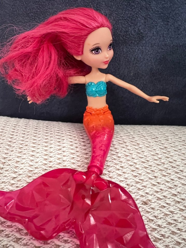 Barbie Renkli Pembe Deniz Kızı Bebek - Görsel 2