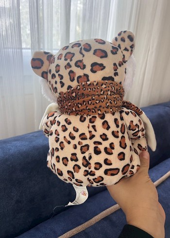 Renkli Desenli Leopar Peluş Oyuncak - Görsel 3