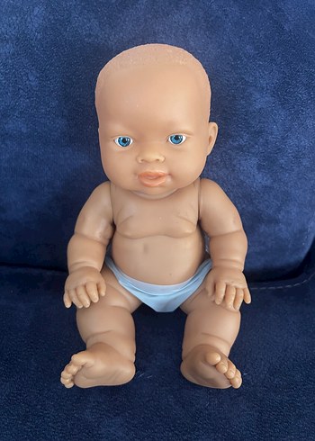 Mavi gözlü bebek oyuncak - Görsel 4