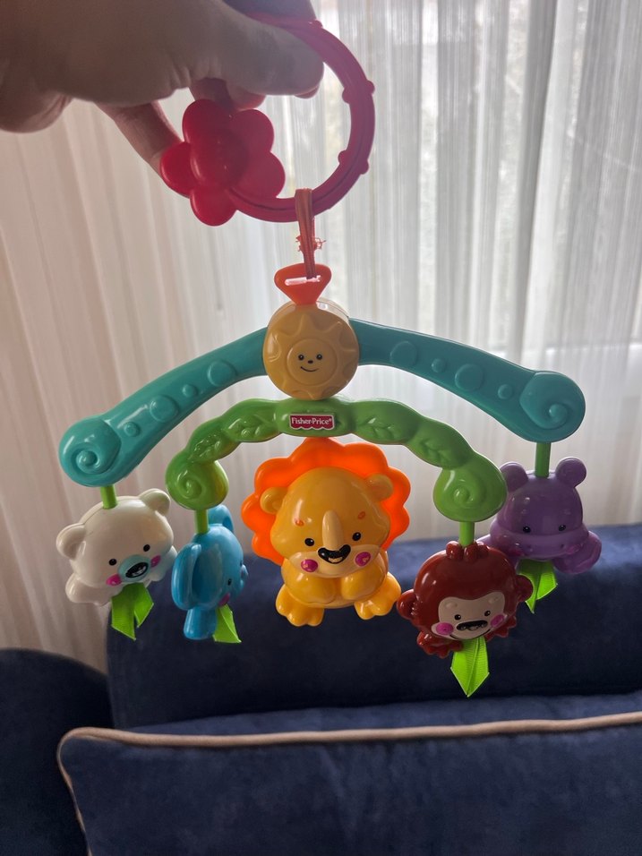 Renkli Hayvan Figürlü Bebek Oyuncağı - Görsel 3