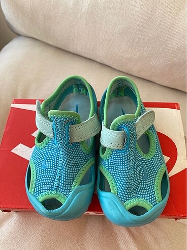 21 Beden mavi Renk Nike sandalet