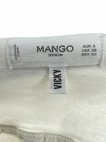 s Beden beyaz Renk Mango Kot Ceket %70 İndirimli.