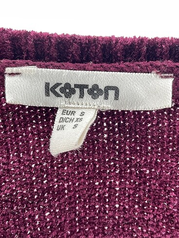 s Beden bordo Renk Koton Kazak / Triko %70 İndirimli.