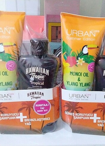 Hawaiian tropic bronzlaştırıcı set 