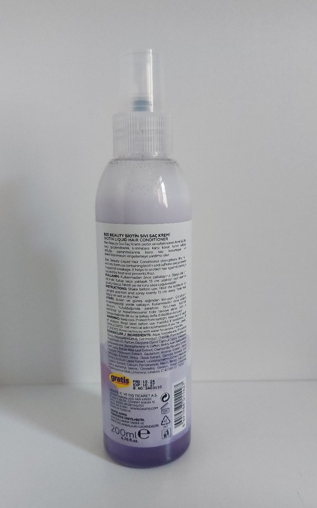 Bee Beauty Biotin Sıvı Saç Kremi - Görsel 2