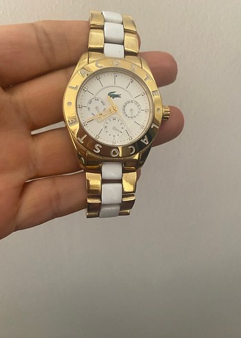 Kadın Altın Renkli Lacoste Kol Saati - Görsel 4