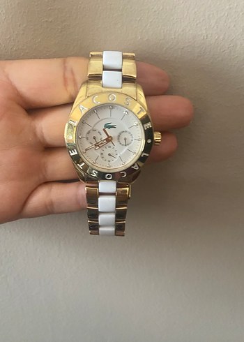 Kadın Altın Renkli Lacoste Kol Saati - Görsel 3