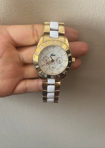 Kadın Altın Renkli Lacoste Kol Saati - Görsel 2