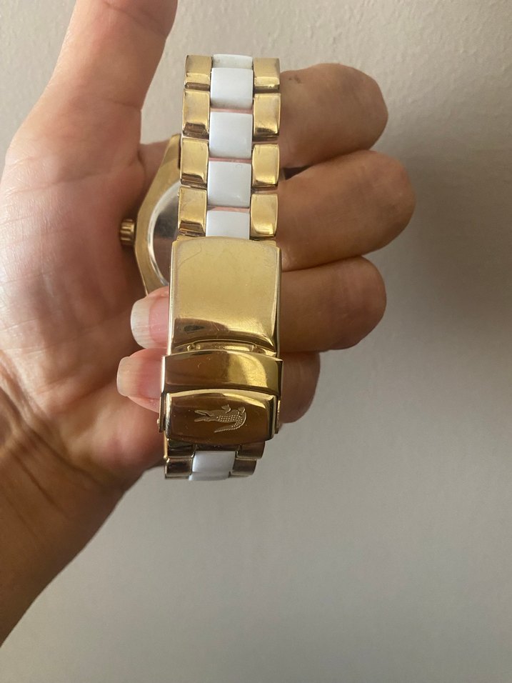 Kadın Altın Renkli Lacoste Kol Saati - Görsel 5