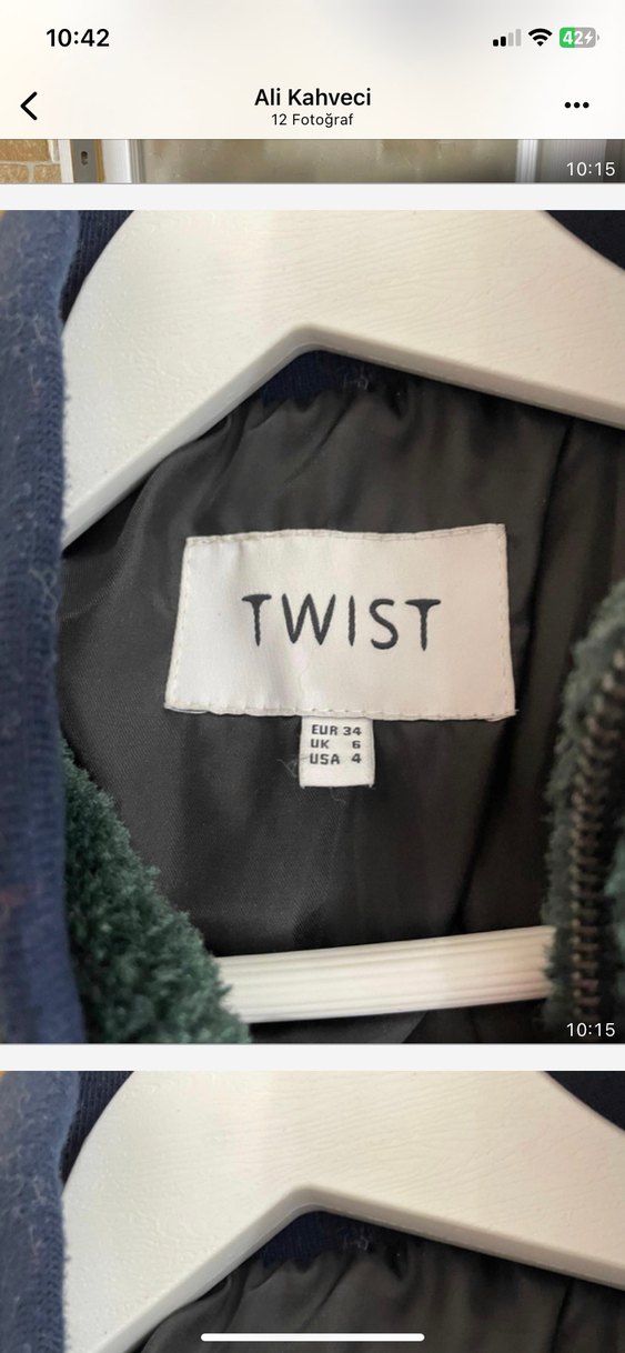 Renkli Kadın Peluş Ceket - Görsel 3