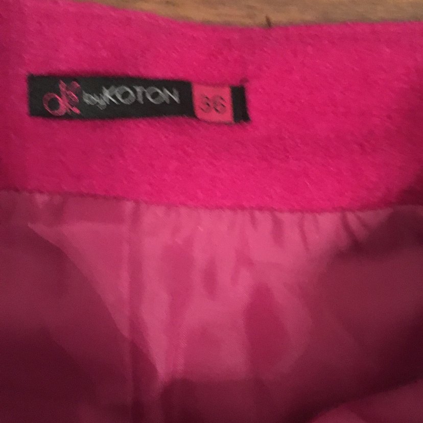 Fuşya mini etek - Görsel 5