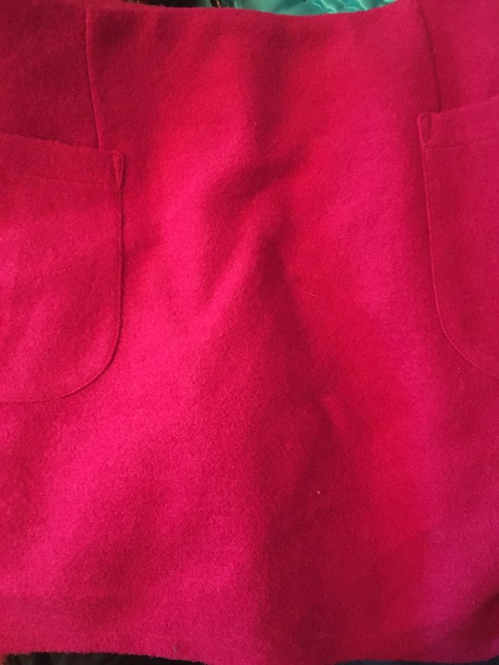 Fuşya mini etek - Görsel 4