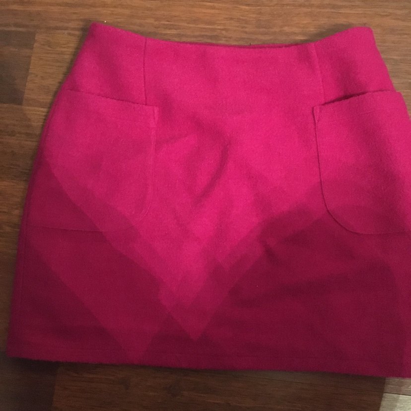 Fuşya mini etek - Görsel 2