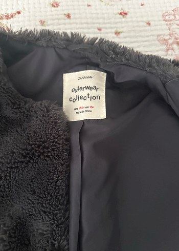 Zara Zara koyu Gri Kürklü Kolsuz Yelek