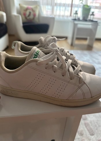 Adidas Orijinal Adidas 36 Numara Kadın Beyaz Adidas Spor Ayakkabı