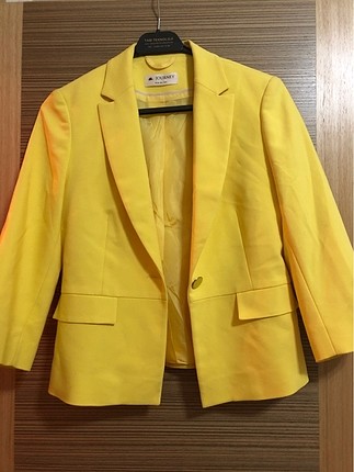 Sarı blazer