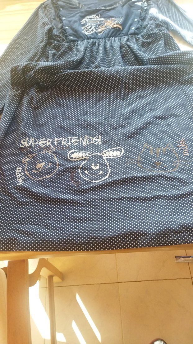 L beden pamuklu lohusa ve hamile elbisesi - Görsel 4