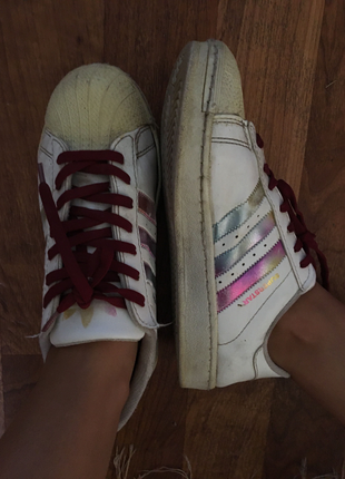 38 Beden beyaz Renk Adidas süperstar