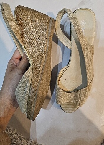 Diğer Dolgu Topuk Sandalet 