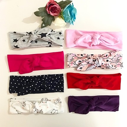 Tavşan kulak bandana 5 adet