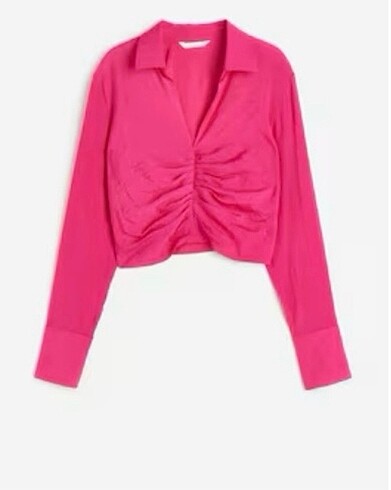 H&M fuşya bluz