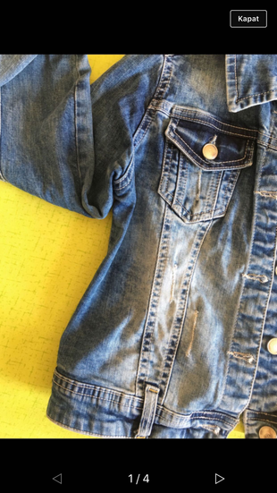 Tasarımcı Zara kot ceket 