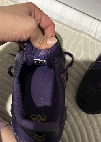 Kadın Mor Spor Ayakkabı Velcro Detaylı - Görsel 3