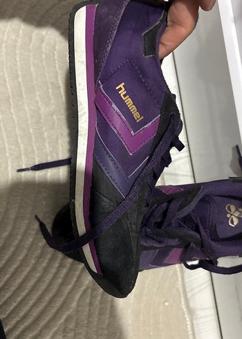 Kadın Mor Spor Ayakkabı Velcro Detaylı - Görsel 2