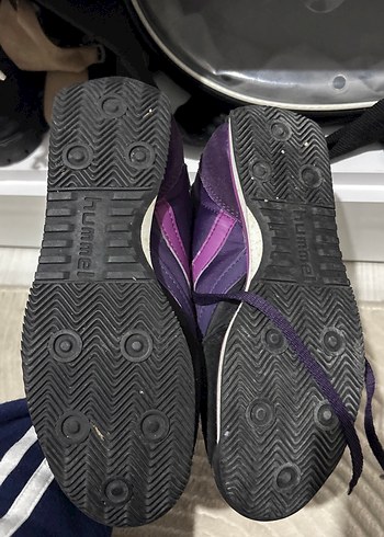 Kadın Mor Spor Ayakkabı Velcro Detaylı - Görsel 4