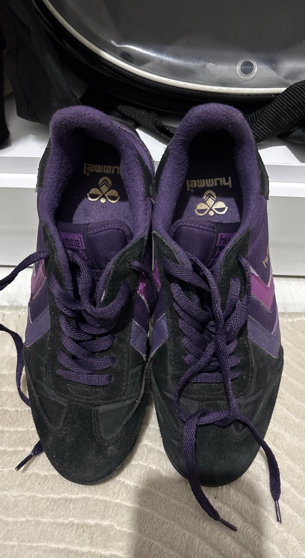 Kadın Mor Spor Ayakkabı Velcro Detaylı - Görsel 5