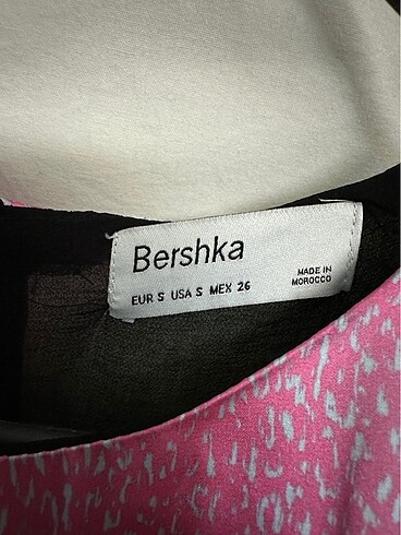 s Beden Renkli mini Bershka Elbise