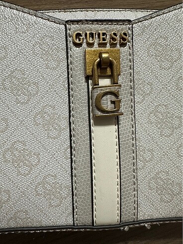 Guess Bej Renk Guess Marka Kol Çantası