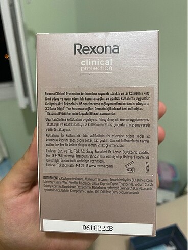 Diğer Rexona clinical
