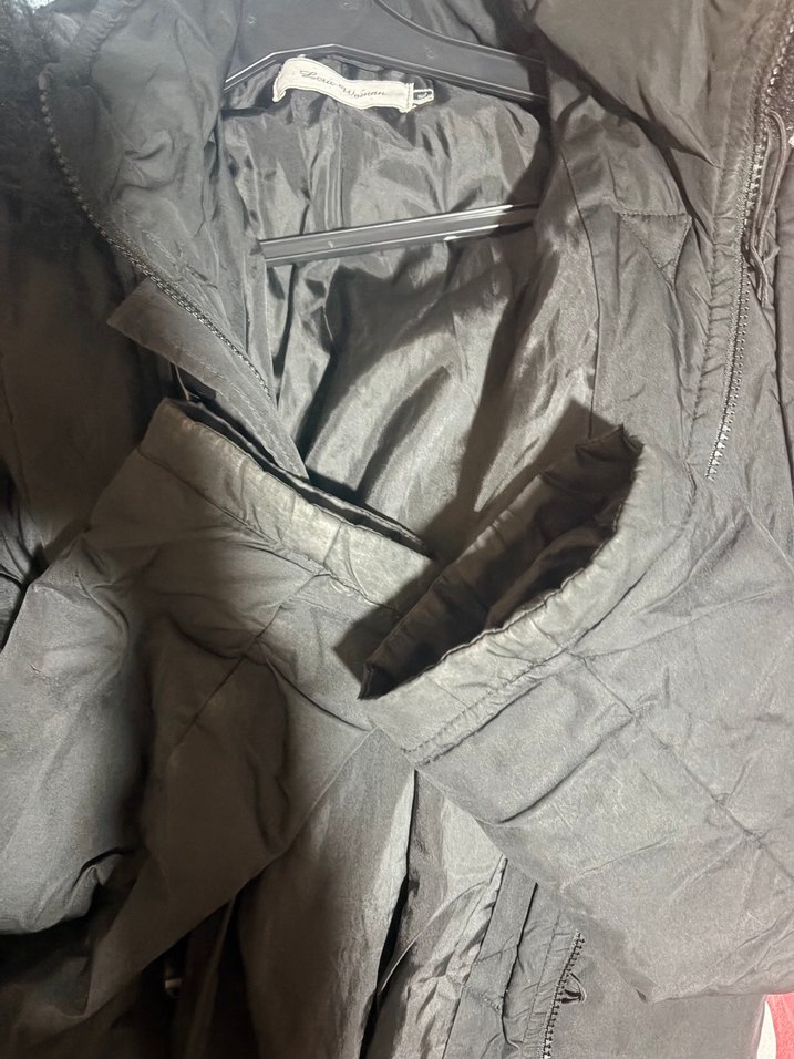 Siyah Fermuarlı Kadın Kışlık Mont - Görsel 3