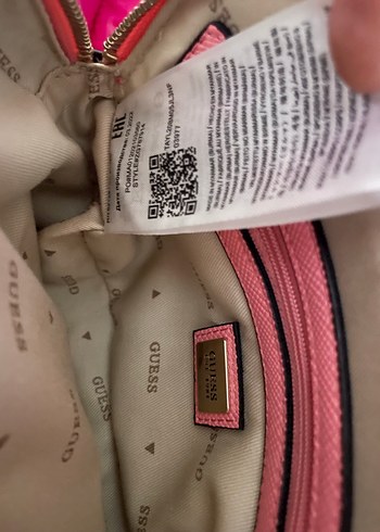 Orijinal Guess Zincir Detaylı Pembe Kadın Çanta - Görsel 4