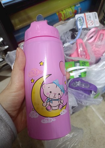 Çocuklar için Renkli Termos Şişeler - Görsel 4