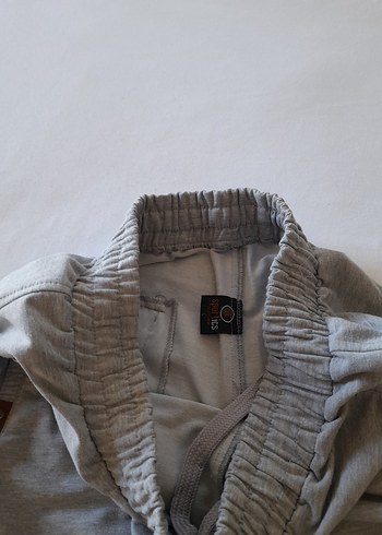 Gri Rahat Kesim erkek eşofman  altı - Görsel 6