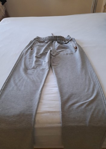 Gri Rahat Kesim erkek eşofman  altı - Görsel 4