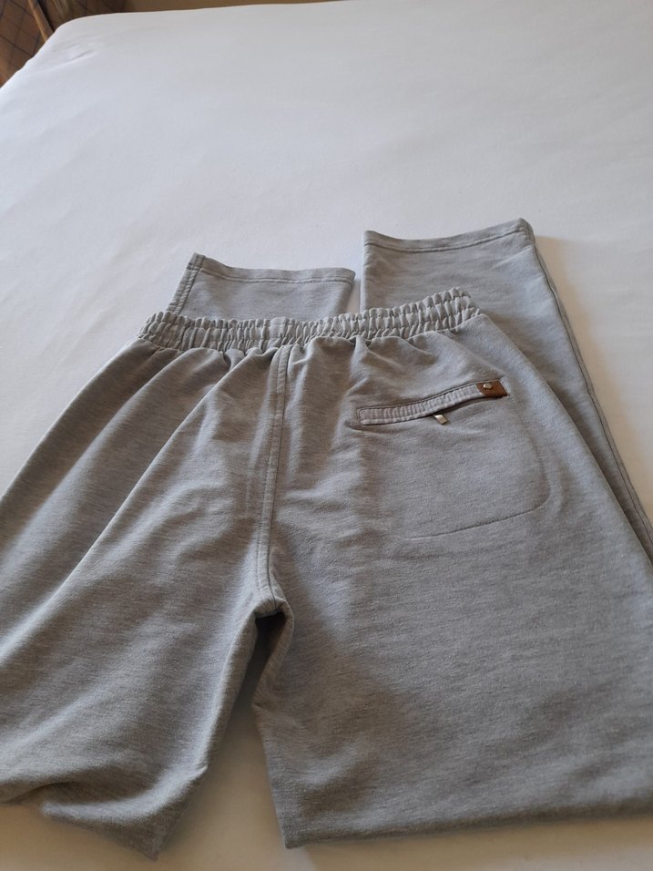 Gri Rahat Kesim erkek eşofman  altı - Görsel 5