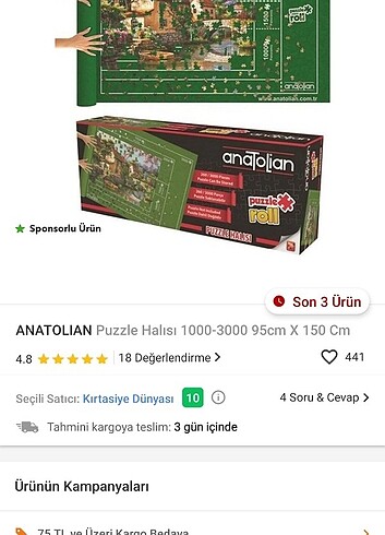 Puzzle halısı