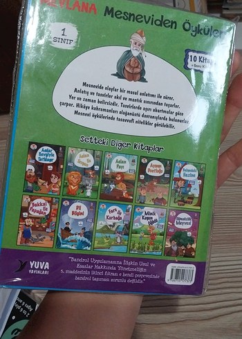Mevlana Mesnevi'den Öyküler 1. Sınıf 10 Kitap - Görsel 3