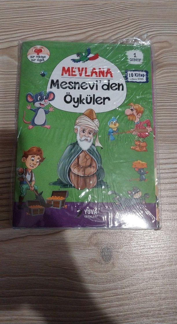 Mevlana Mesnevi'den Öyküler 1. Sınıf 10 Kitap - Görsel 2