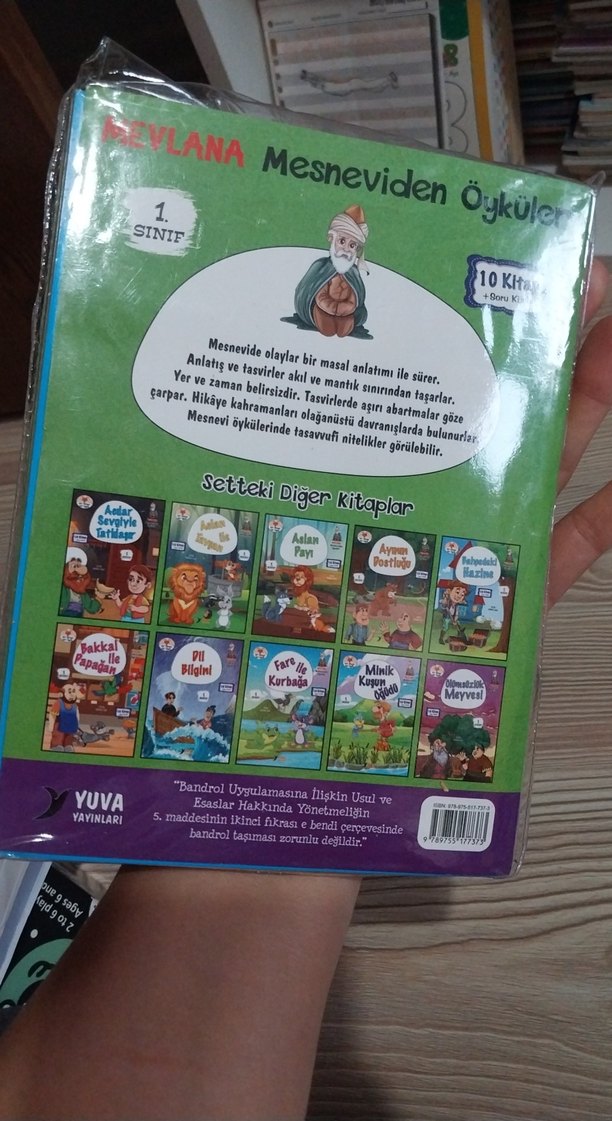 Mevlana Mesnevi'den Öyküler 1. Sınıf 10 Kitap - Görsel 3