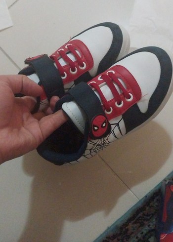 Erkek Çocuk Renkli Örümcek Desenli Spor Ayakkabı - Görsel 5