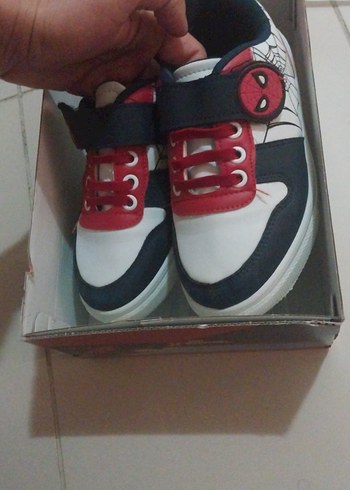 Erkek Çocuk Renkli Örümcek Desenli Spor Ayakkabı - Görsel 7