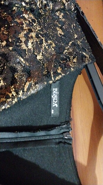 Büşra   giyim 44 yazıyor  40,42 beden uyumlu  türbanlı abiye sif - Görsel 3