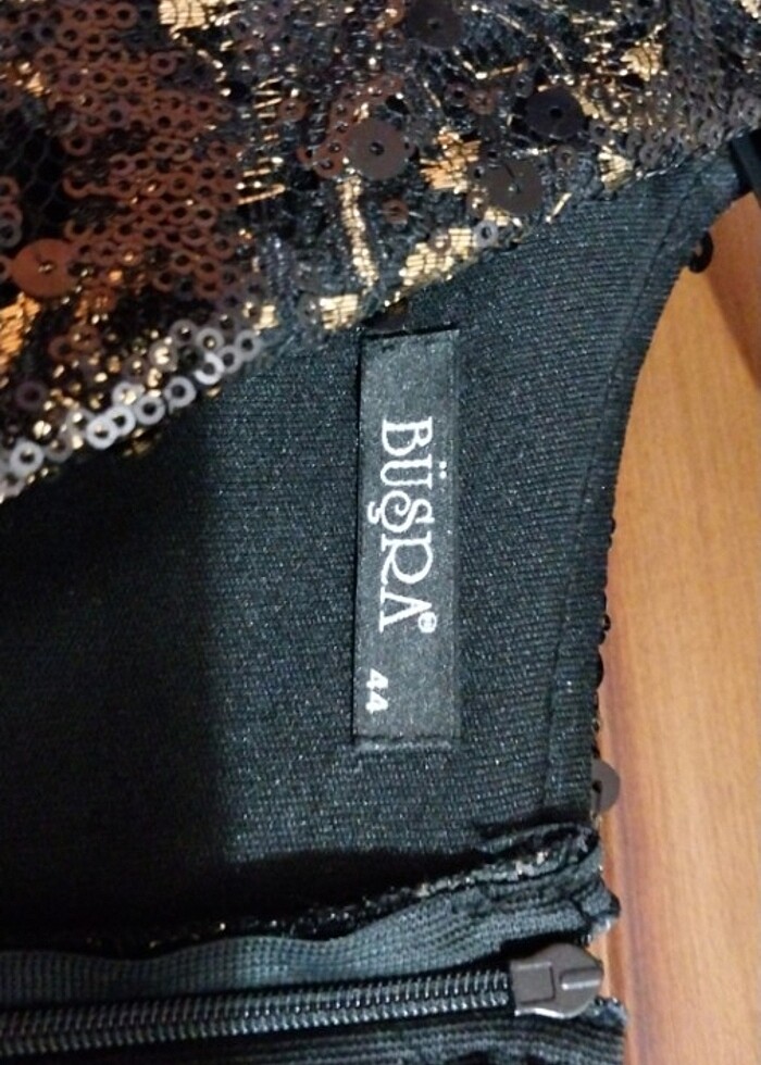 Büşra   giyim 44 yazıyor  40,42 beden uyumlu  türbanlı abiye sif - Görsel 4