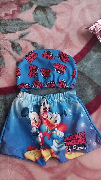 Erkek çocuk mayo bone takım  - Görsel 2