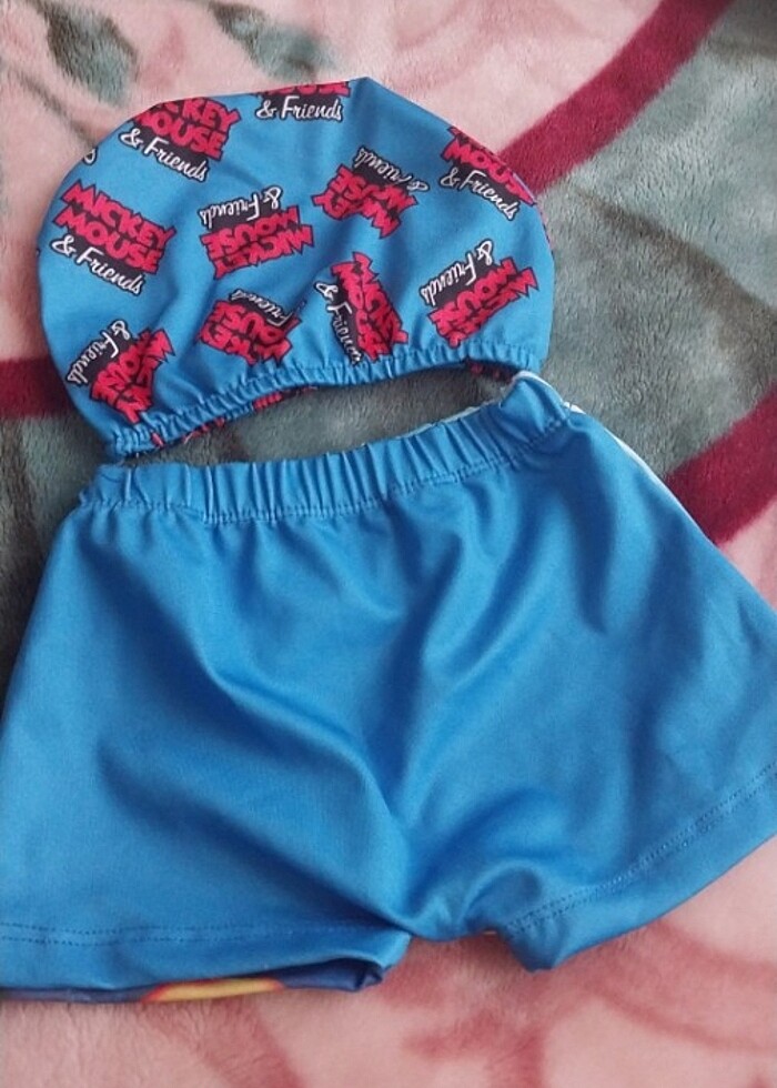 Erkek çocuk mayo bone takım  - Görsel 3